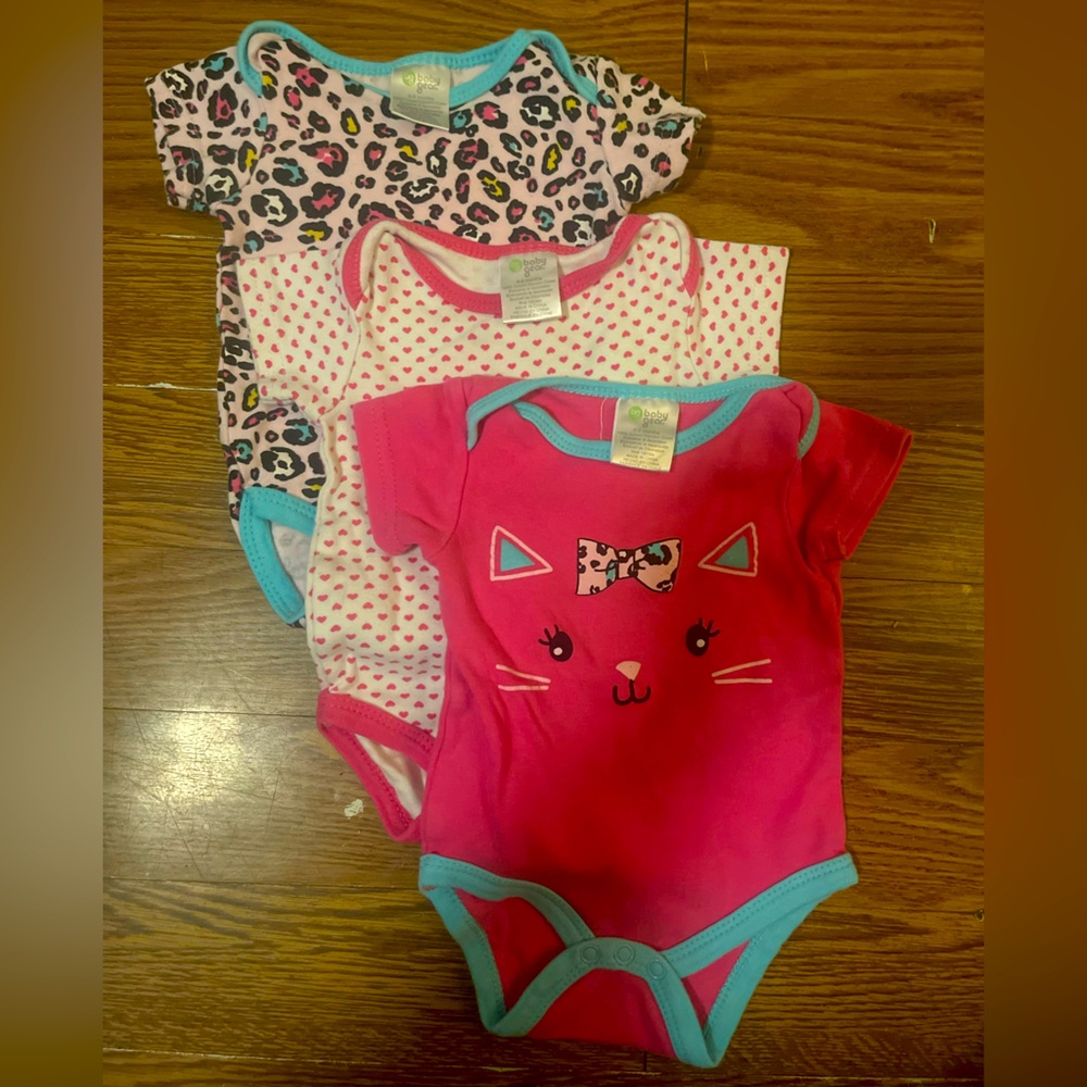 3 Baby Gear Onesies for Girls